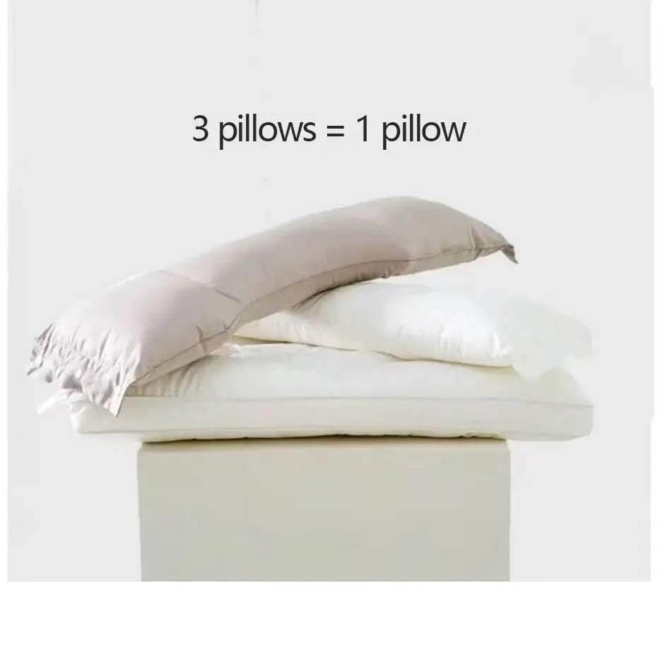 Almohada de cuello ajustable y ergonómica de doble capa. Soporte cervical para viajes largos y descanso.