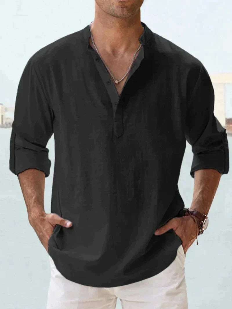 Camisa versátil de hombre, casual y elegante, perfecta para moda de verano con confort fresco.