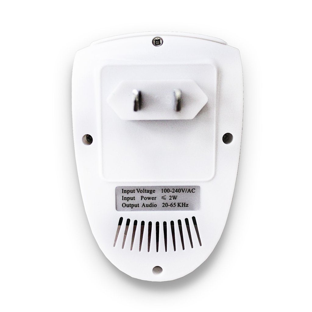 Control de plagas eficaz con repelente ultrasónico para el hogar. Mantiene murciélagos y roedores lejos sin ruido.