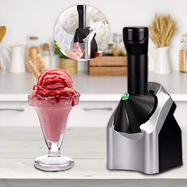 Prepara deliciosos helados y sorbetes veganos en casa con esta máquina de cocina compacta. Disfruta postres saludables.