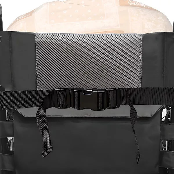 Cinturón de seguridad unisex para silla de ruedas, ofrece protección y soporte para la movilidad.