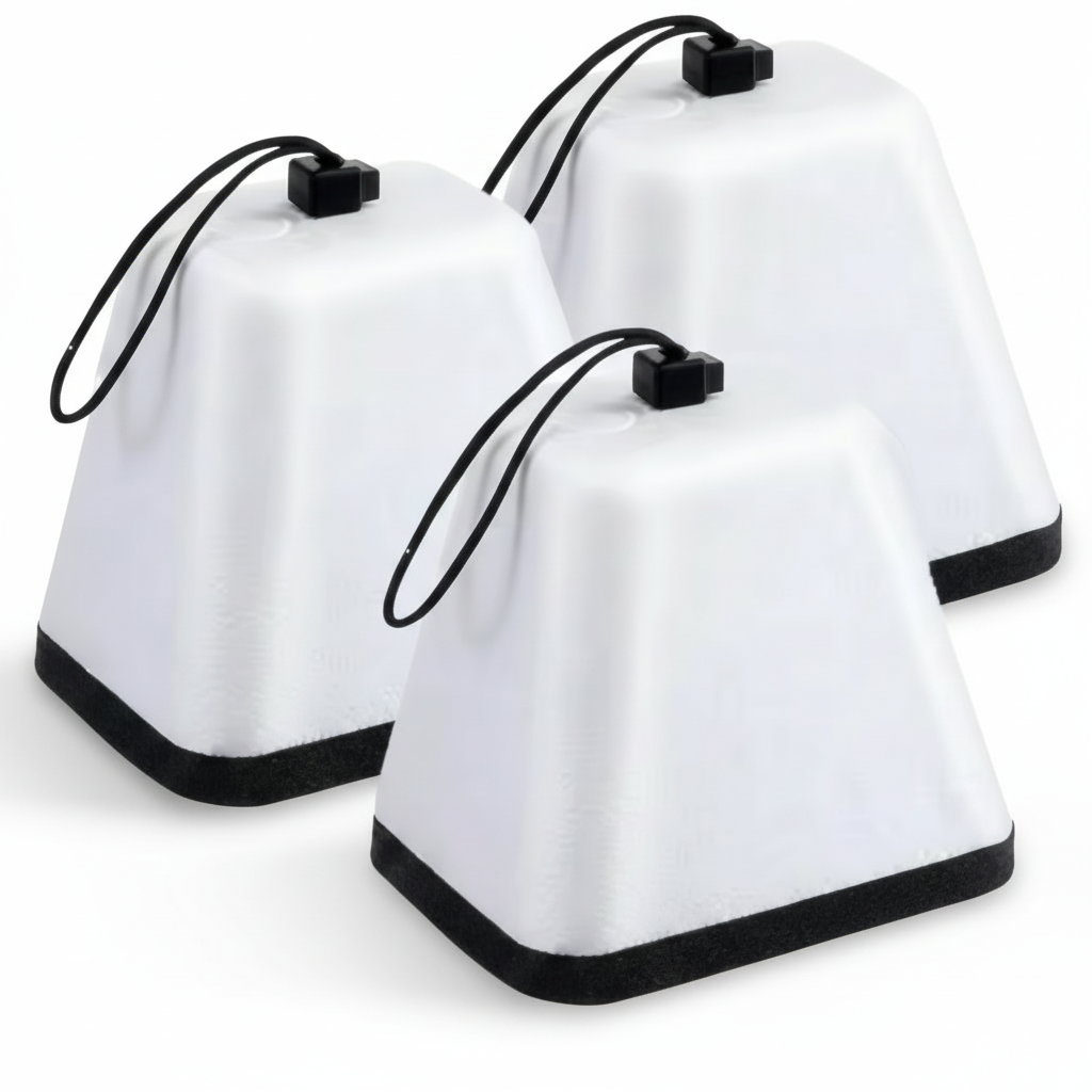 Funda antihielo para grifo de jardín, fácil instalación para proteger fontanería exterior del frío.