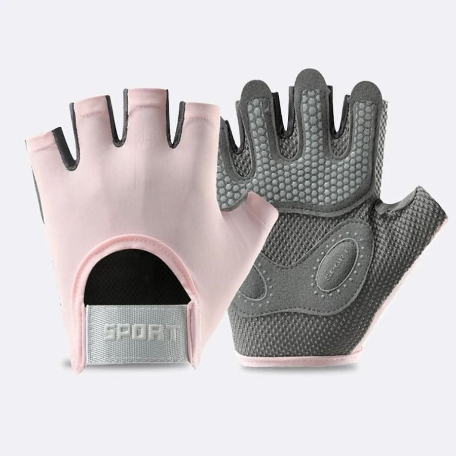 Guantes de deporte unisex ergonómicos de medio dedo, perfectos para fitness, ciclismo y gym.