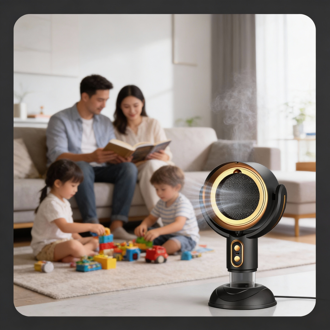 Purificador de aire silencioso y compacto. Ideal para eliminar humo y olores en cualquier habitación del hogar/oficina.