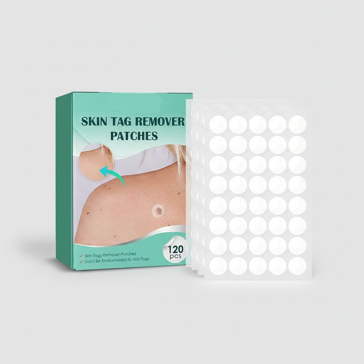 Parches SkinClear para verrugas y fibromas. Eliminación discreta, sin dolor. Tratamiento eficaz para piel suave y bella.