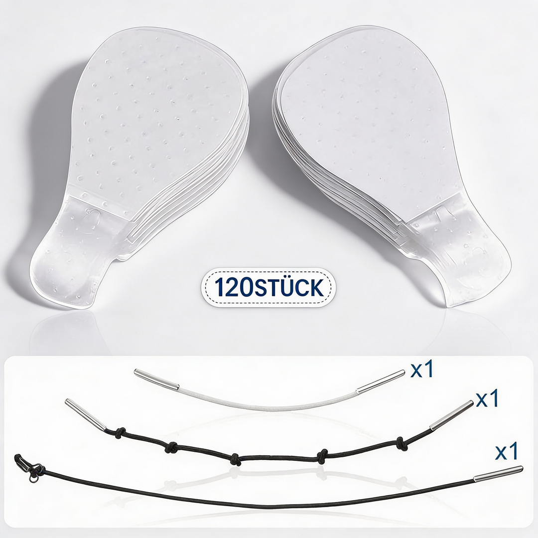 Lifting facial no invasivo con parches resistentes al agua para piel reafirmada.
