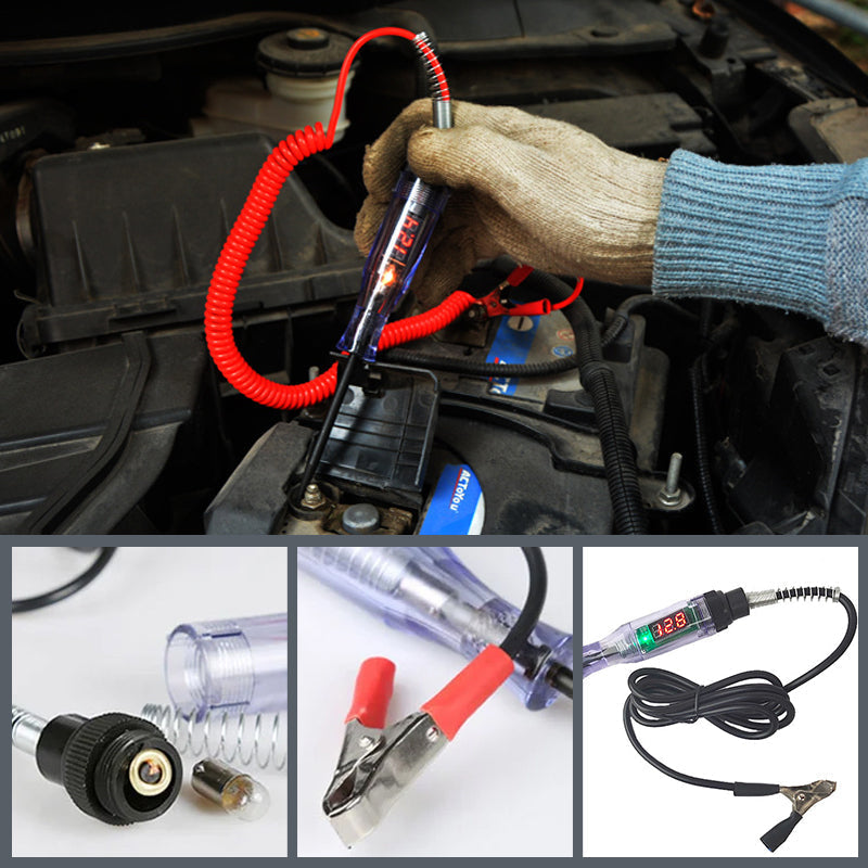 Probador de circuitos para autos, camiones, motos. Herramienta de diagnóstico rápido y eficaz.