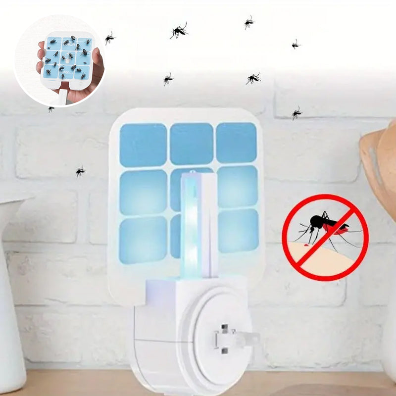 Trampa mosquitos interior, eliminador eléctrico con luz UV para un ambiente sin insectos.