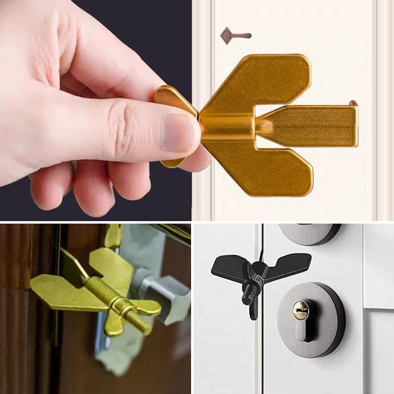 Tope de puerta de seguridad ultracompacto, accesorio de viaje indispensable para tu protección personal y privacidad.