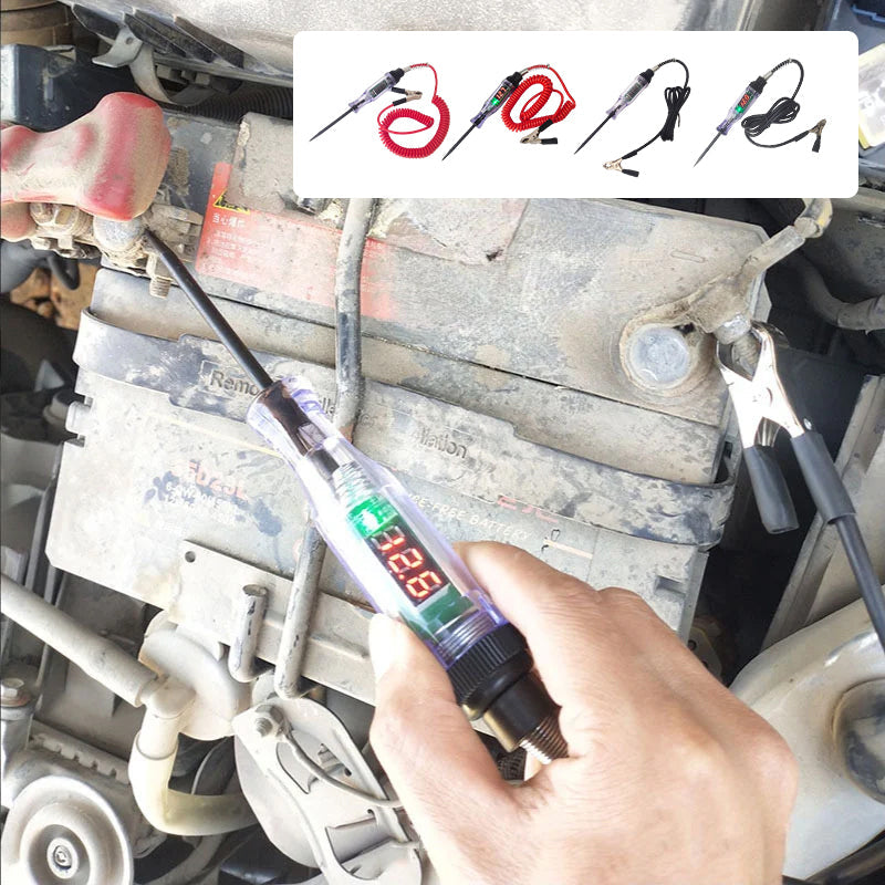 Sonda automotriz para sistemas eléctricos de bajo voltaje, diagnóstico y mantenimiento fiable.