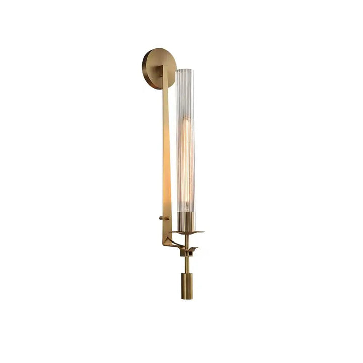 Lámpara de pared de vidrio retro, crea un ambiente cálido y acogedor. Iluminación decorativa para hogar.