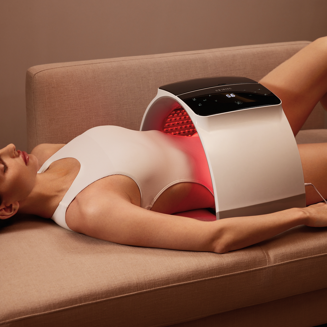 Spa en casa: terapia de luz LED para tonificación facial, cuidado corporal y antiedad.