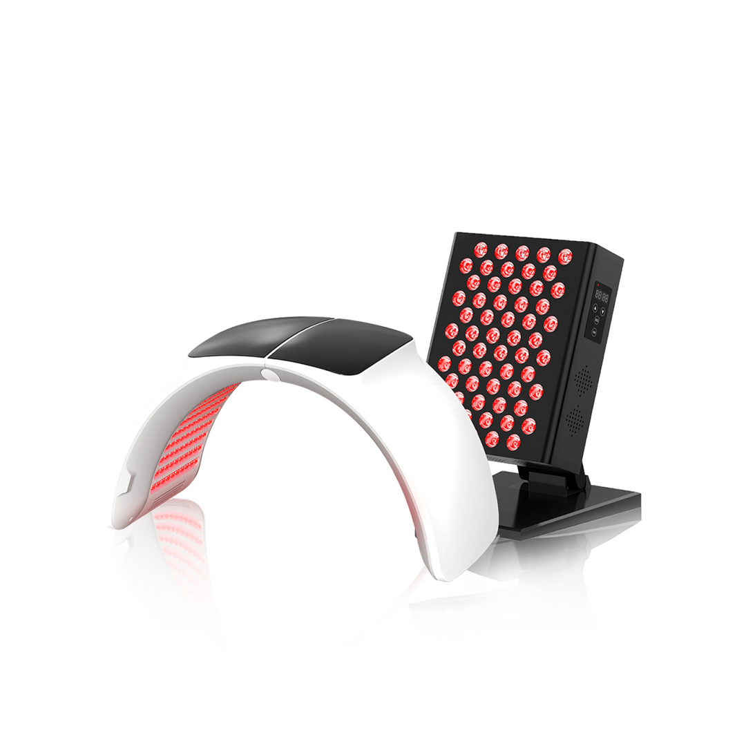 Solución de belleza LED para piel radiante, uniforme y estimulación natural de colágeno.