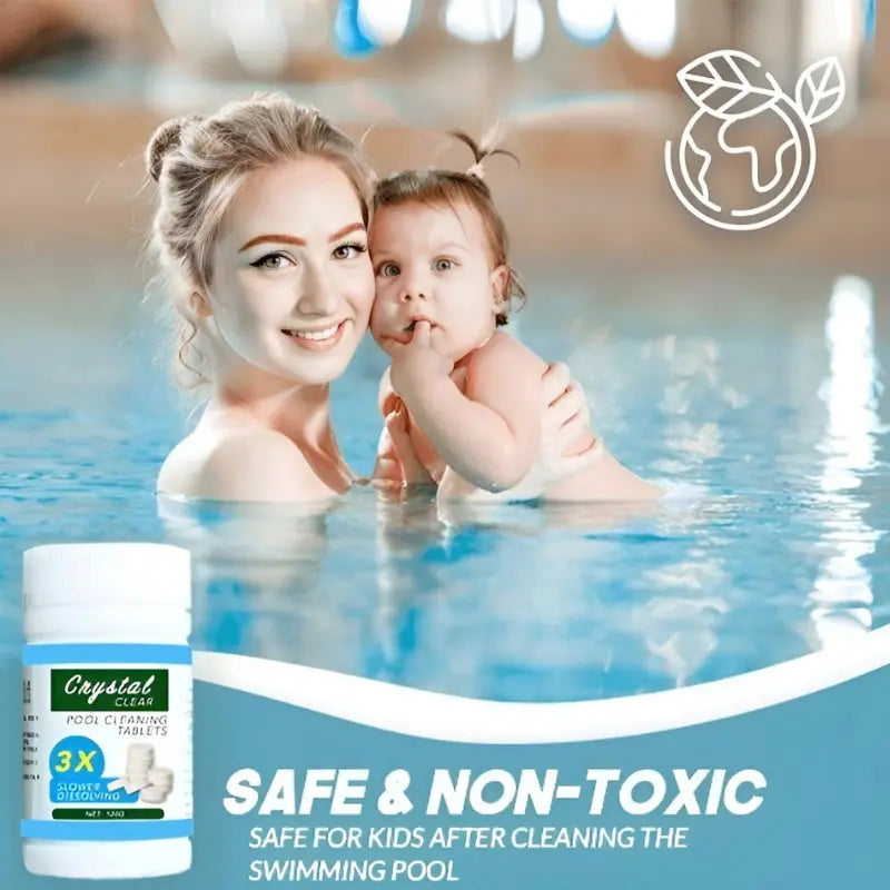 Cloro dicloro para piscina, tabletas purificadoras para tratamiento de agua. Limpieza profunda, desinfectante antialgas.