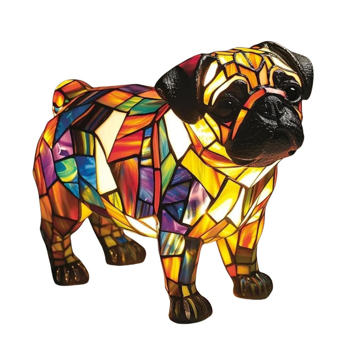 Lámpara de ambiente LED, diseño de estatua animal perfecto para sala o dormitorio.