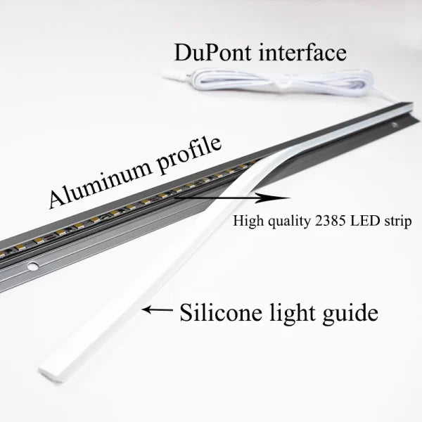 Iluminación LED ultra delgada de 45° para armarios y estanterías. Crea ambiente sin ser visible.