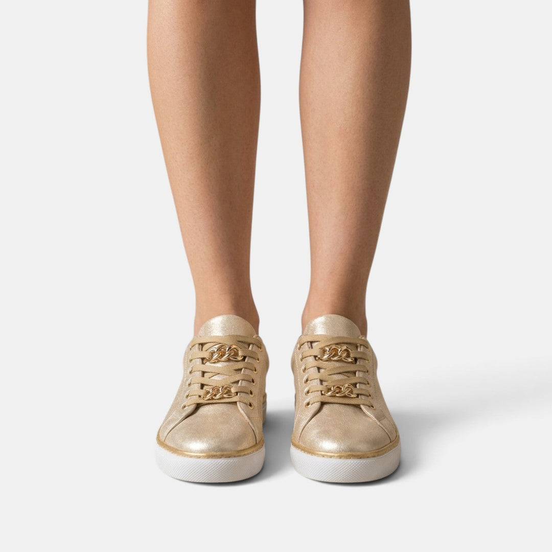 Interior acolchado de zapato ortopédico para mujer, con gel amortiguador para aliviar la presión y el dolor.