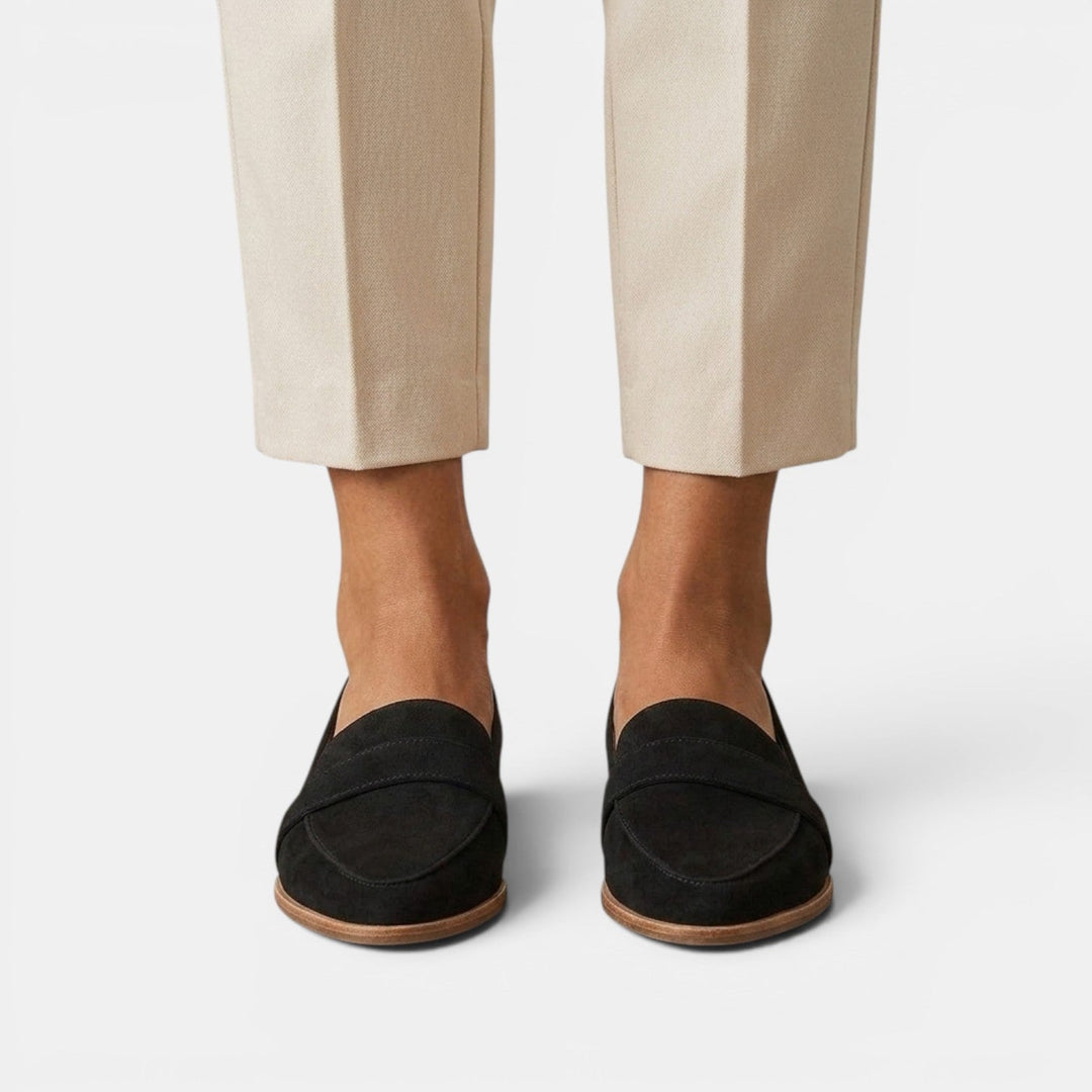 Mocasines de mujer, elegantes y ortopédicos, con suela anatómica para mayor confort.
