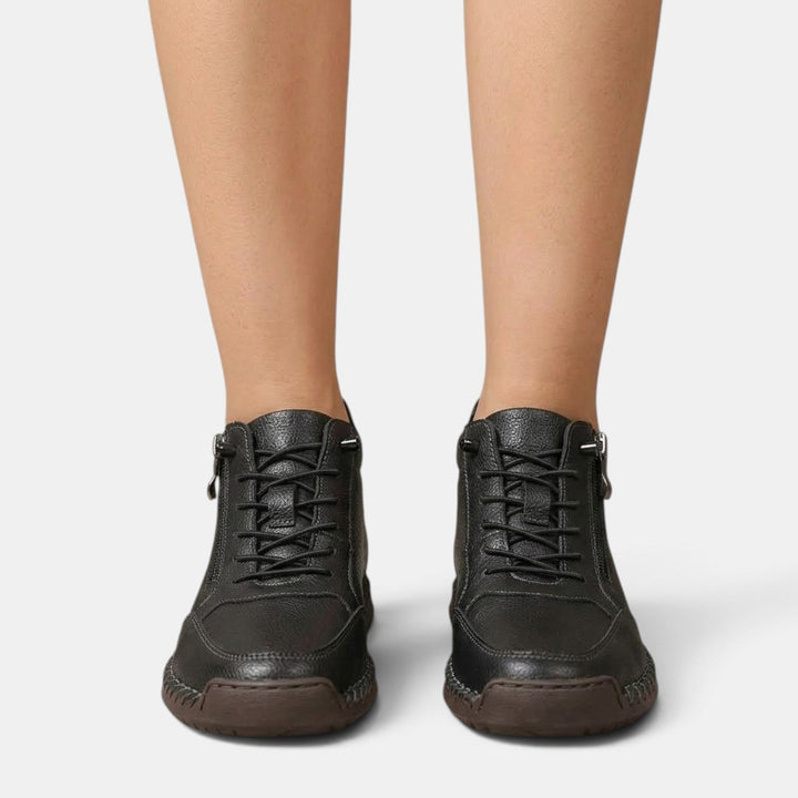 Botines barefoot casuales para mujer, ideales para otoño/invierno. Estilo moderno, comodidad y suela flexible.