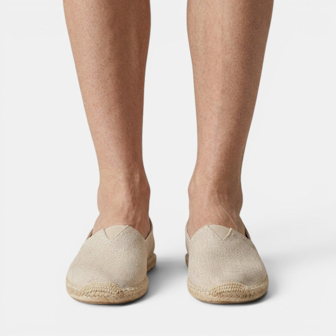 Mocasines de moda hombre, estilo veraniego casual, calzado ligero y fresco sin cordones.