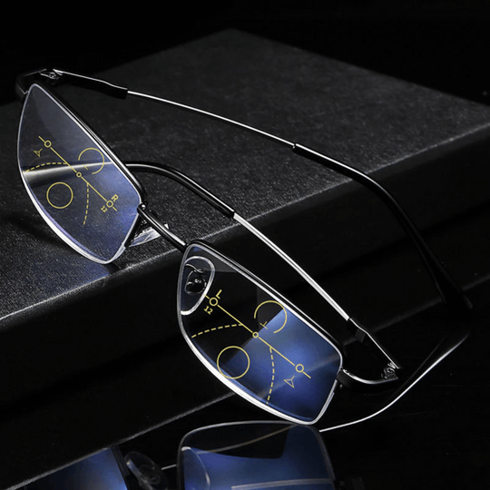 Gafas inteligentes multizona unisex de avanzada tecnología. Comodidad y adaptabilidad total para tu visión diaria.