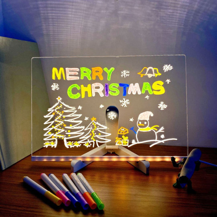 Juego educativo: Mesa de dibujo LED para niños. Estimula la creatividad y el aprendizaje. Tablero luminoso ideal para arte infantil.