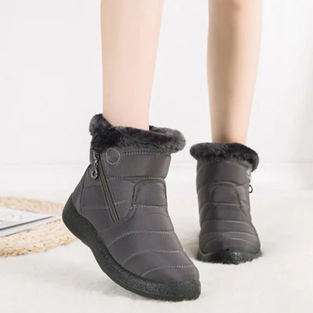 Botas de invierno para mujer, muy confortables y elegantes, ideales para el frío clima.