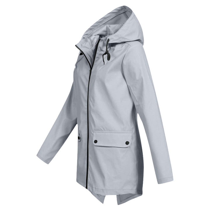 Estilo y protección: Impermeable ALIDA para mujer, abrigo elegante para lluvia.