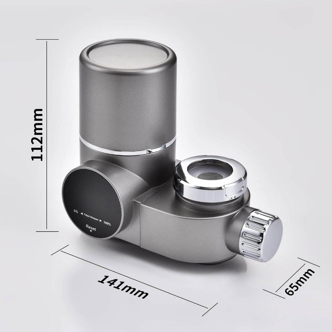 Grifo con filtro de agua ecológico. Proporciona agua pura y reduce el uso de botellas de plástico.