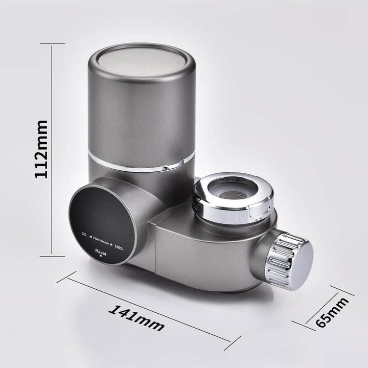 Grifo con filtro de agua ecológico. Proporciona agua pura y reduce el uso de botellas de plástico.