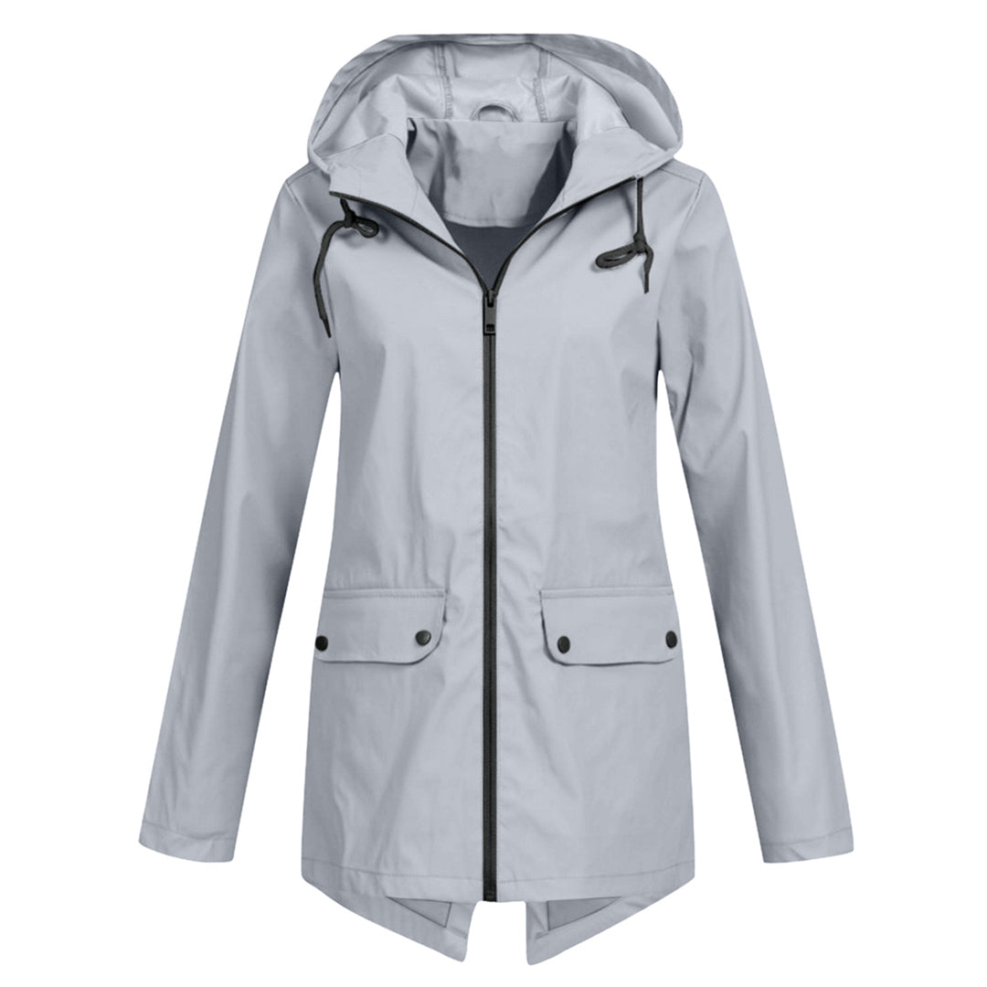 Chaqueta ALIDA, impermeable elegante para mujer, ideal para cualquier ocasión lluviosa.
