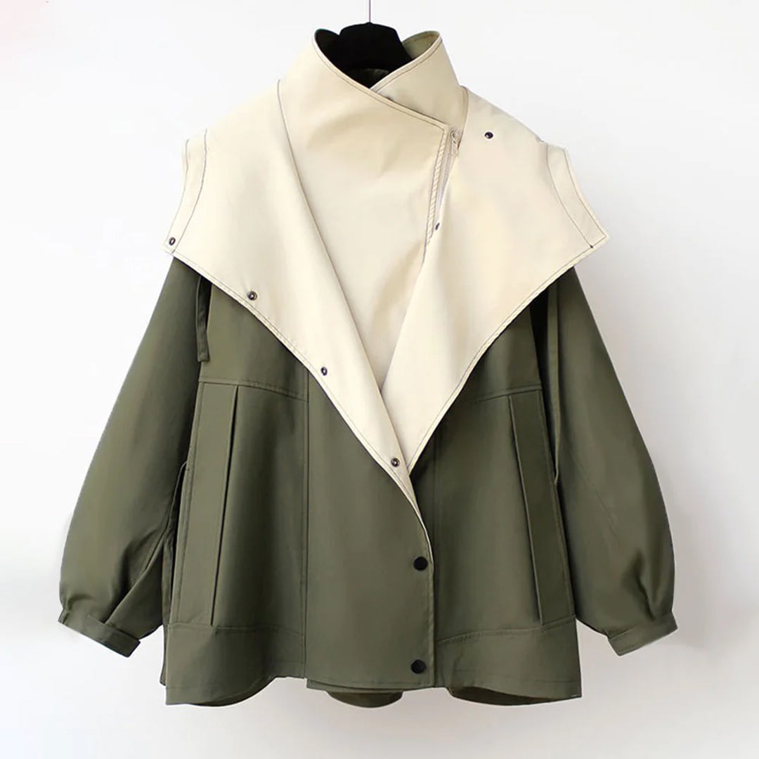 Elegante chaqueta de mujer, diseño versátil que combina estilo y confort para cualquier ocasión.