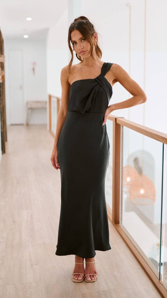 Vestido elegante para mujer, asimétrico, largo, con lazo, para cualquier evento.