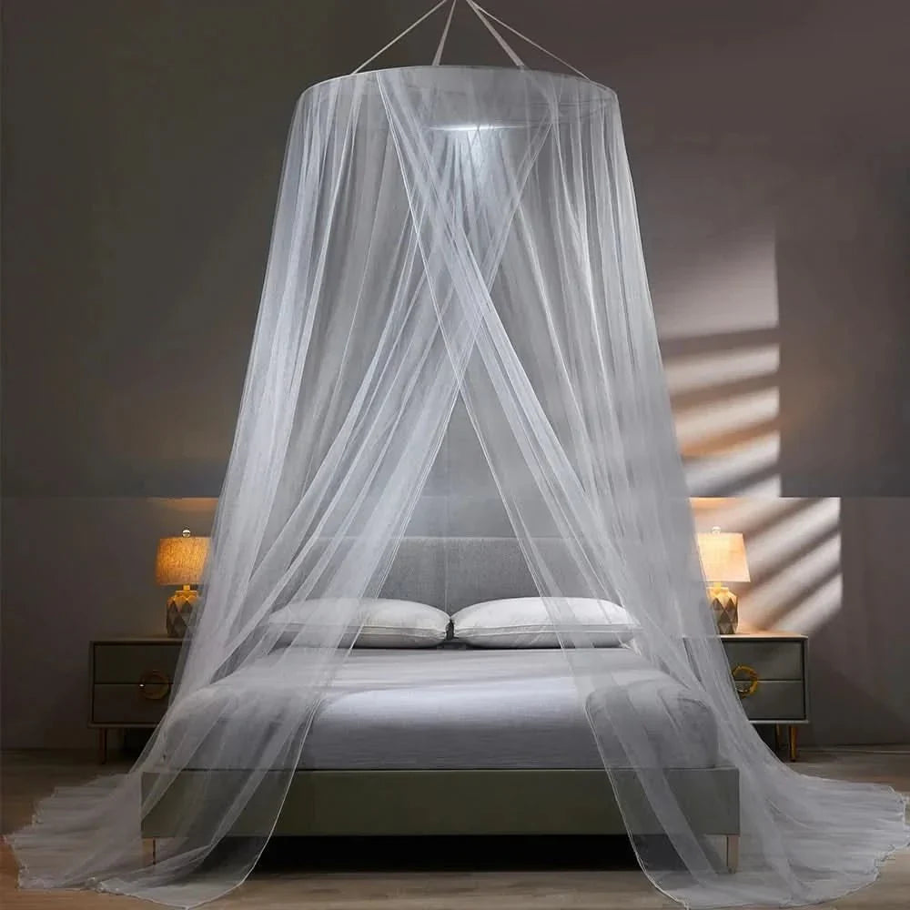Protección anti-mosquitos para niños: mosquitera plegable segura para cama. Ideal para dormitorio infantil.
