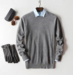 Grey - round neck