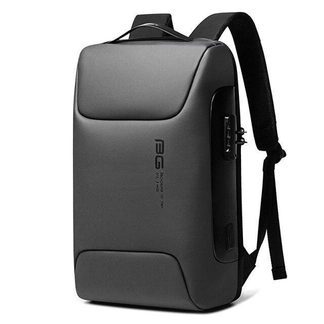 Mochila de seguridad con bloqueo codificado, impermeable, protege portátiles. Viaje tranquilo.