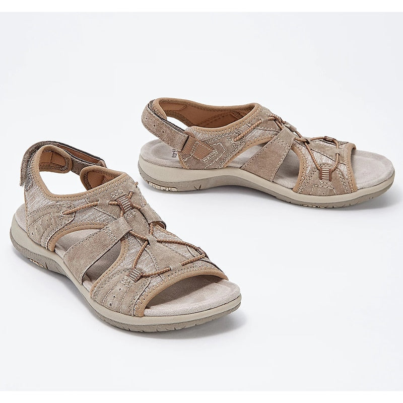 Sandalias cómodas de mujer NIRVANA, perfectas para un verano fresco y casual.