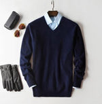 Blue- V-Neck
