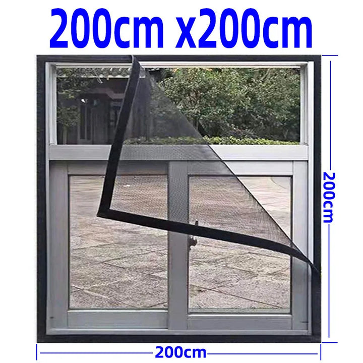 Malla antimosquitos para ventana. Barrera segura contra insectos, adaptable y lavable para el hogar.