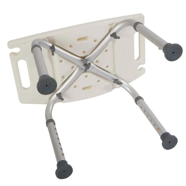 Asiento ergonómico de ducha plegable, facilita la higiene personal con total seguridad y confort para el usuario.
