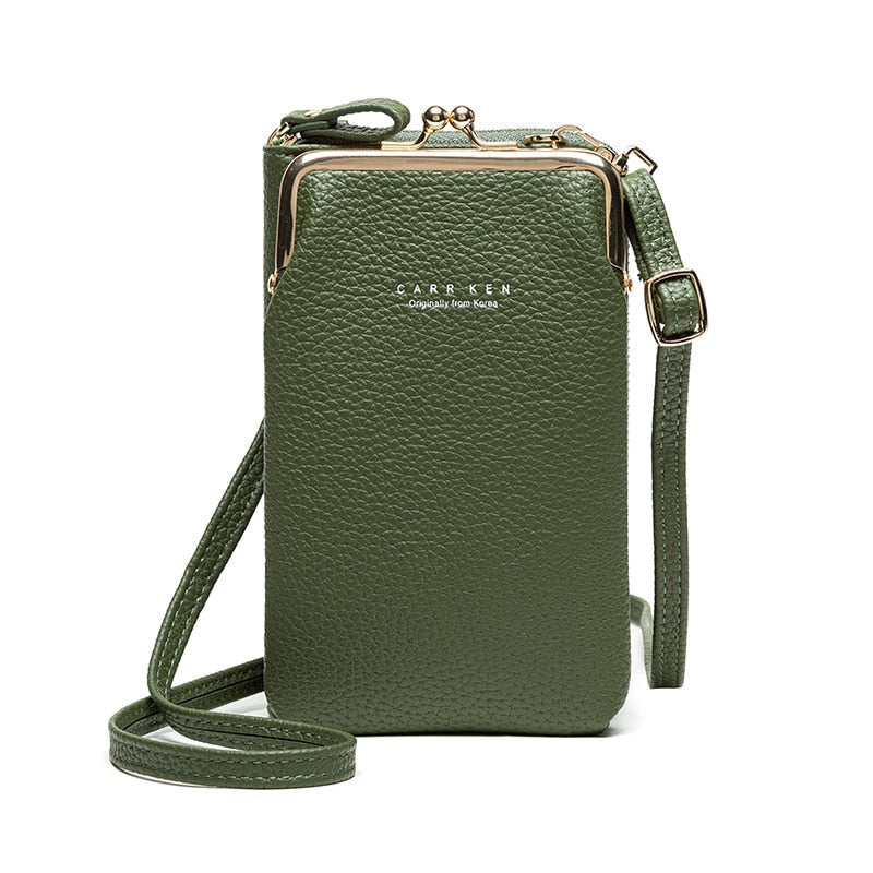 Bolso pequeño de moda casual para mujer, bandolera con correa ajustable, ideal para llevar tu móvil seguro.