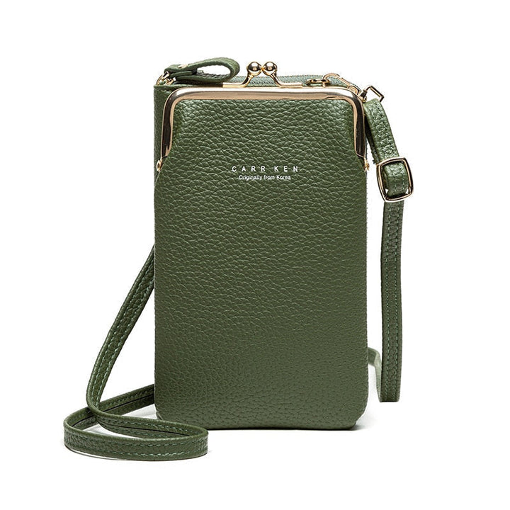 Bolso pequeño de moda casual para mujer, bandolera con correa ajustable, ideal para llevar tu móvil seguro.