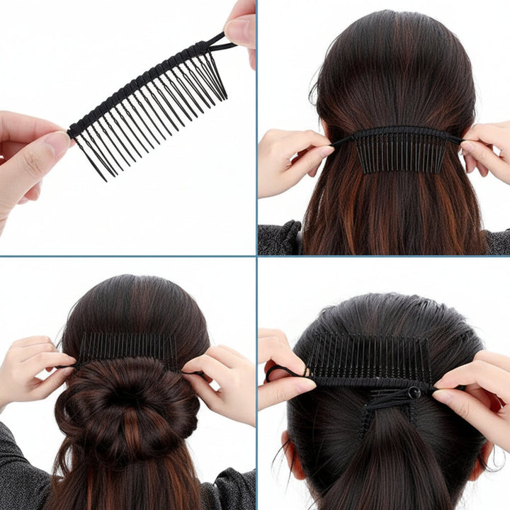 Pinza de pelo mujer, estilo vintage para cabello grueso. Moda capilar elegante, sujetador y clip fuerte.