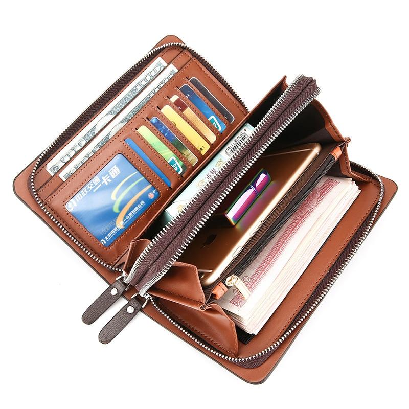 Bolso de mano elegante para hombre, ideal para organizar esenciales diarios y lucir sofisticado.