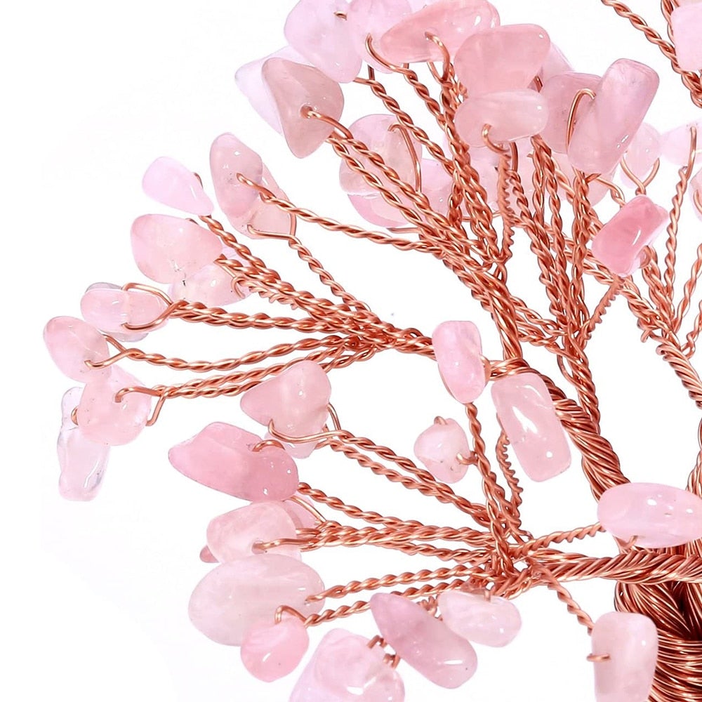 Adorno bonsái de cristal, árbol de prosperidad Feng Shui para atraer buena energía.