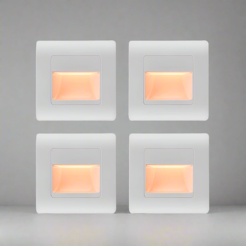 Luz de pared LED para escaleras con sensor PIR. Iluminación inteligente y decorativa para cualquier hogar.