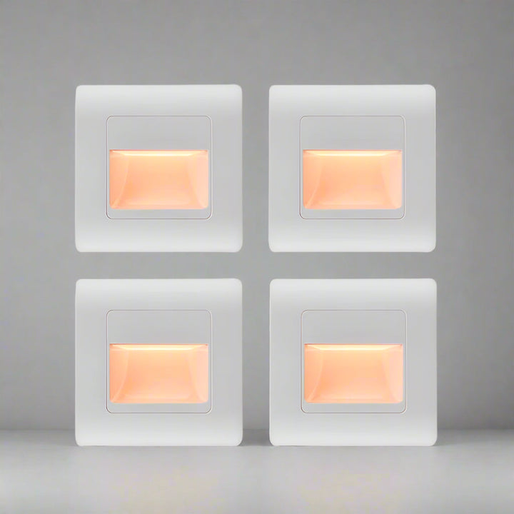 Luz de pared LED para escaleras con sensor PIR. Iluminación inteligente y decorativa para cualquier hogar.
