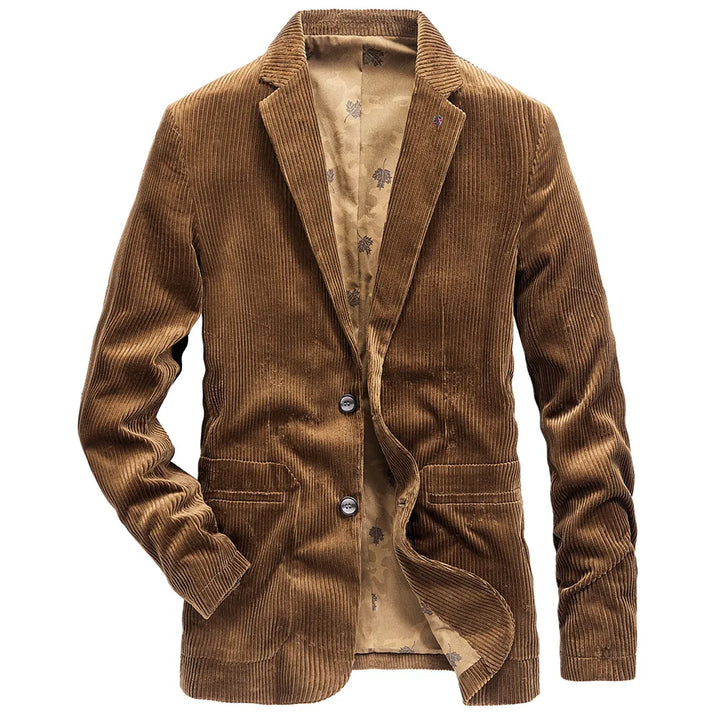 Blazer versátil para hombre, combina estilo casual y formal. Chaqueta vestir con forro floral moderno.