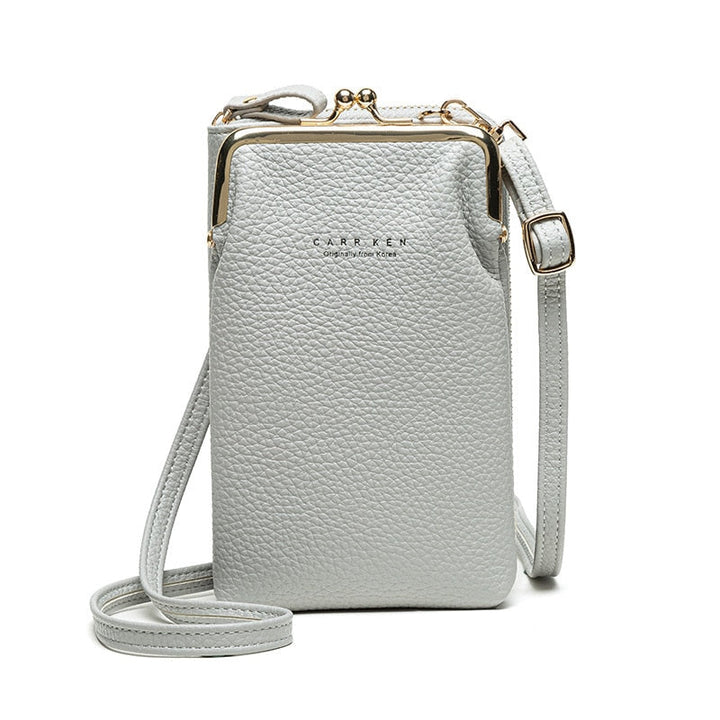 Bolso pequeño de viaje para mujer, bandolera con correa ajustable, organiza tu móvil y accesorios cómodamente.
