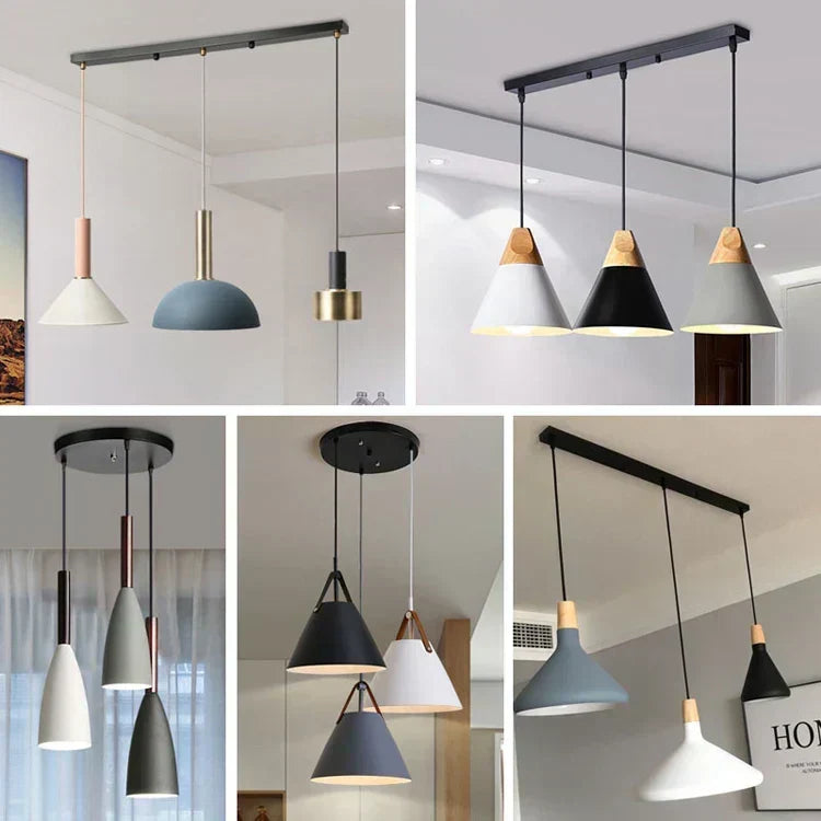 Hardware de montaje de techo de hierro para lámparas colgantes, un elemento clave en la decoración de interiores.